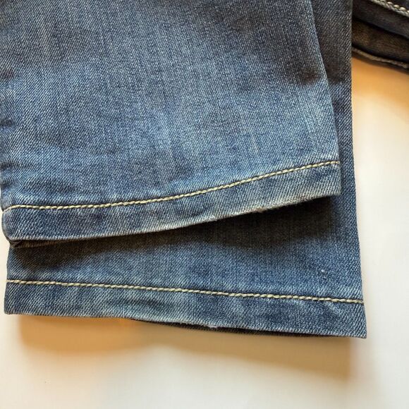 True Religion Vintage Joey Jeans Size 29 Bootcut Thick Stitch Made in USA - Picture 13 of 16